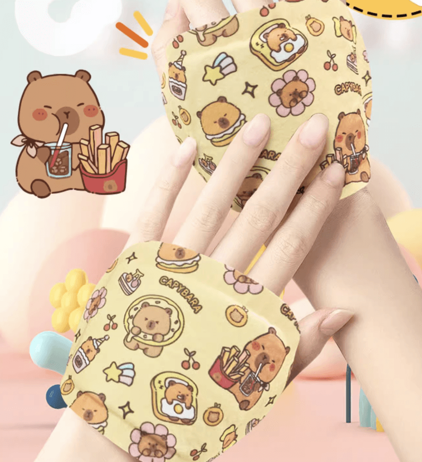 Capybara-themed Hand Warmers for Cozy Winter Comfort